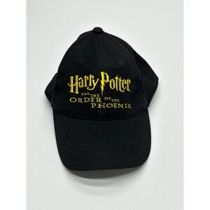 Scholastic Harry Potter Order of the Phoenix Promo Hat Black 06-21-03 Vintage